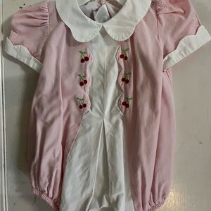 Pink cherry bloomer w collar